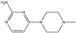 4-(4-methylpiperazin-1-yl)pyrimidin-2-amine Struktur