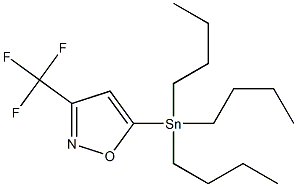 5-(tributylstannyl)-3-(trifluoromethyl)isoxazole Struktur