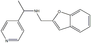 (1-benzofuran-2-ylmethyl)[1-(pyridin-4-yl)ethyl]amine Struktur