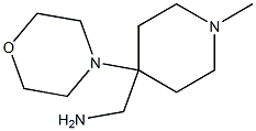 (1-methyl-4-morpholin-4-ylpiperidin-4-yl)methylamine Struktur