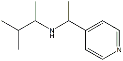 (3-methylbutan-2-yl)[1-(pyridin-4-yl)ethyl]amine Struktur