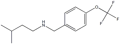 (3-methylbutyl)({[4-(trifluoromethoxy)phenyl]methyl})amine Struktur