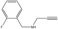 [(2-fluorophenyl)methyl](prop-2-yn-1-yl)amine Struktur