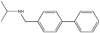 [(4-phenylphenyl)methyl](propan-2-yl)amine Struktur