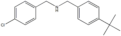 [(4-tert-butylphenyl)methyl][(4-chlorophenyl)methyl]amine Struktur