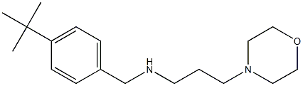 [(4-tert-butylphenyl)methyl][3-(morpholin-4-yl)propyl]amine Struktur