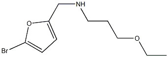 [(5-bromofuran-2-yl)methyl](3-ethoxypropyl)amine Struktur