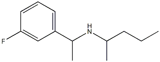 [1-(3-fluorophenyl)ethyl](pentan-2-yl)amine Struktur