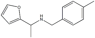 [1-(furan-2-yl)ethyl][(4-methylphenyl)methyl]amine Struktur