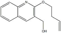 [2-(but-3-en-1-yloxy)quinolin-3-yl]methanol Struktur