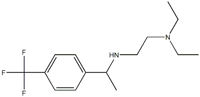 [2-(diethylamino)ethyl]({1-[4-(trifluoromethyl)phenyl]ethyl})amine Struktur