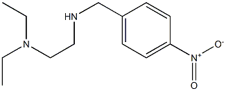 [2-(diethylamino)ethyl][(4-nitrophenyl)methyl]amine Struktur