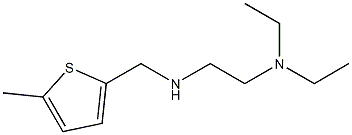 [2-(diethylamino)ethyl][(5-methylthiophen-2-yl)methyl]amine Struktur