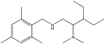 [2-(dimethylamino)-3-ethylpentyl][(2,4,6-trimethylphenyl)methyl]amine Struktur