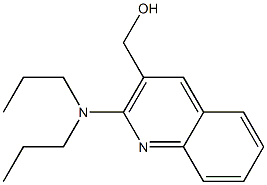 [2-(dipropylamino)quinolin-3-yl]methanol Struktur