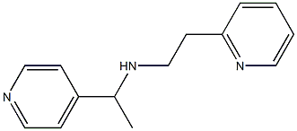 [2-(pyridin-2-yl)ethyl][1-(pyridin-4-yl)ethyl]amine Struktur