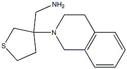 [3-(3,4-dihydroisoquinolin-2(1H)-yl)tetrahydrothien-3-yl]methylamine Struktur