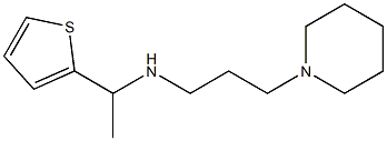 [3-(piperidin-1-yl)propyl][1-(thiophen-2-yl)ethyl]amine Struktur