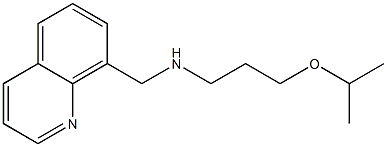 [3-(propan-2-yloxy)propyl](quinolin-8-ylmethyl)amine Struktur