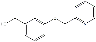 [3-(pyridin-2-ylmethoxy)phenyl]methanol Struktur