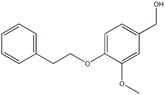 [3-methoxy-4-(2-phenylethoxy)phenyl]methanol Struktur