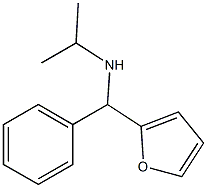 [furan-2-yl(phenyl)methyl](propan-2-yl)amine Struktur