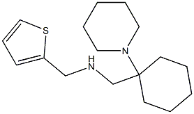 {[1-(piperidin-1-yl)cyclohexyl]methyl}(thiophen-2-ylmethyl)amine Struktur