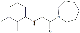 1-(azepan-1-yl)-2-[(2,3-dimethylcyclohexyl)amino]ethan-1-one Struktur