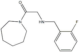 1-(azepan-1-yl)-2-{[(2-fluorophenyl)methyl]amino}ethan-1-one Struktur