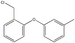 1-(chloromethyl)-2-(3-methylphenoxy)benzene Struktur