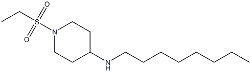 1-(ethanesulfonyl)-N-octylpiperidin-4-amine Struktur