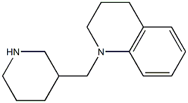 1-(piperidin-3-ylmethyl)-1,2,3,4-tetrahydroquinoline Struktur