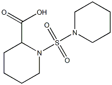 1-(piperidine-1-sulfonyl)piperidine-2-carboxylic acid Struktur