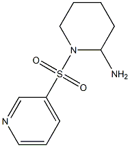 1-(pyridine-3-sulfonyl)piperidin-2-amine Struktur