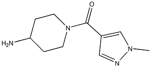 1-[(1-methyl-1H-pyrazol-4-yl)carbonyl]piperidin-4-amine Struktur