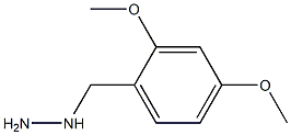 1-[(2,4-dimethoxyphenyl)methyl]hydrazine Struktur