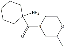 1-[(2-methylmorpholin-4-yl)carbonyl]cyclohexanamine Struktur