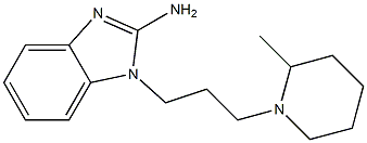 1-[3-(2-methylpiperidin-1-yl)propyl]-1H-1,3-benzodiazol-2-amine Struktur