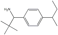 1-[4-(butan-2-yl)phenyl]-2,2-dimethylpropan-1-amine Struktur