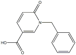 1-benzyl-6-oxo-1,6-dihydropyridine-3-carboxylic acid Struktur