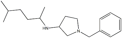 1-benzyl-N-(5-methylhexan-2-yl)pyrrolidin-3-amine Struktur