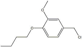 1-butoxy-4-(chloromethyl)-2-methoxybenzene Struktur