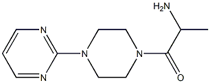 1-methyl-2-oxo-2-(4-pyrimidin-2-ylpiperazin-1-yl)ethylamine Struktur