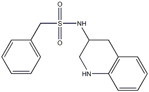 1-phenyl-N-(1,2,3,4-tetrahydroquinolin-3-yl)methanesulfonamide Struktur