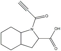 1-propioloyloctahydro-1H-indole-2-carboxylic acid Struktur