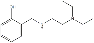 2-({[2-(diethylamino)ethyl]amino}methyl)phenol Struktur