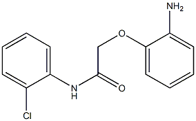 2-(2-aminophenoxy)-N-(2-chlorophenyl)acetamide Struktur