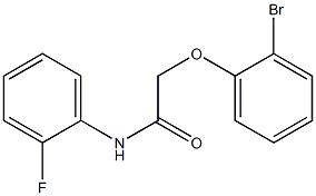 2-(2-bromophenoxy)-N-(2-fluorophenyl)acetamide Struktur