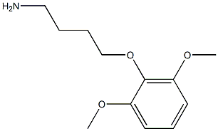 2-(4-aminobutoxy)-1,3-dimethoxybenzene Struktur