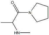 2-(methylamino)-1-(pyrrolidin-1-yl)propan-1-one Struktur